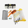 Outdoor Portable Badminton Full Set for Backyard with Net 