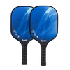 Carbon Fiber Face with Honeycomb Polypropylene Core Elongated Pickleball Paddle